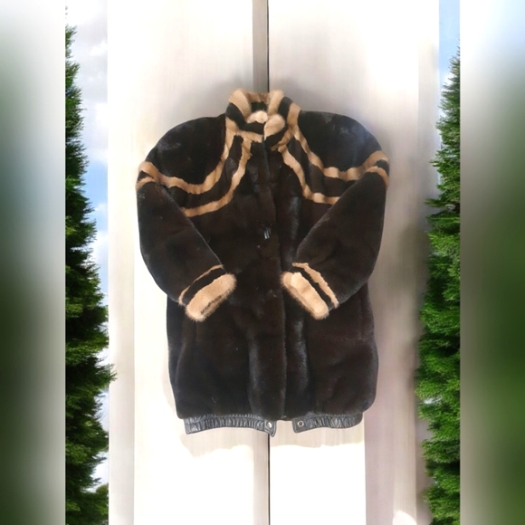 Reversible Mink Fur Coat - Picture 1 of 6